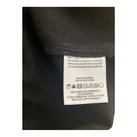 Stellah NWT Black Mini Dress | Bow Detail | Size Small - Picture 6 of 6